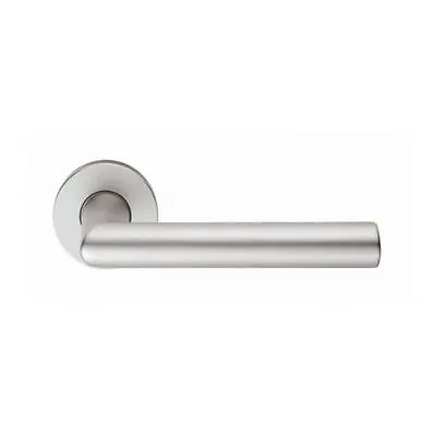 Door Lever Handle Aluminium Satin Polish Designer Architectural Quality   • £10