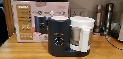 Beaba Babycook Neo Baby Food Steamer Blender. Grey PINK • £84.99