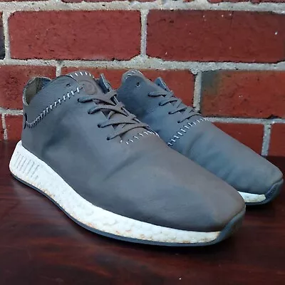 Adidas Originals X WINGS + HORNS NMD R2 Leather Sneaker Shoes - US 10.5 UK 10 • $125