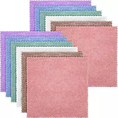 12 Pieces Microfiber Facial Wash Cloth Makeup Remover Cloths Reusable Face Wash • $10.76