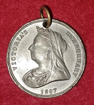 Queen Victoria Diamond Jubilee Royalty Commemorative Medallion 1897 • $25.86