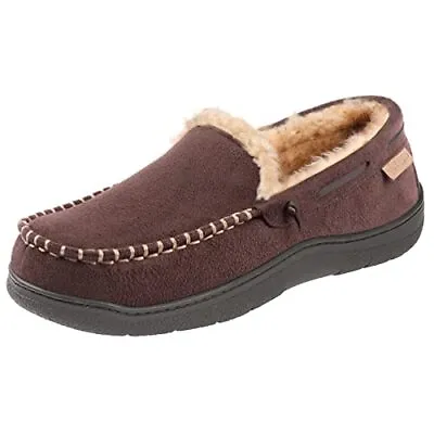 Zigzagger Men's Moccasin Slippers Memory Foam House  Assorted Sizes  Colors  • $27.31