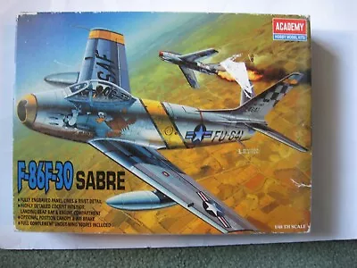 Academy--1/48 Scale--f-86f-30 Sabre--complete In Opened Box--free Shipping • $39.99