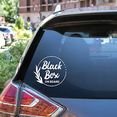 Black Box On Board Car Sticker - Funny Vinyl Decal For Car Bumper Or Rear Window • £4.99