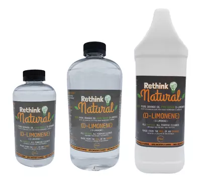 Rethink Natural (D'Limonene) All Natural Non Toxic Citrus Cleaner Degreaser • $19.99