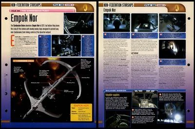 £1.49 • Buy Empok Nor - The Cardassian Fleet - Star Trek Fact File Page