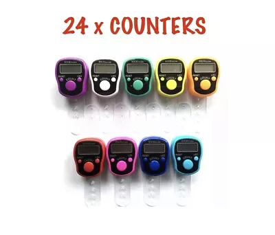 £31.99 • Buy 24 X Led Digital Finger Tally Counter Tasbeeh Islamic Muslim Ramadhan Eid Gift