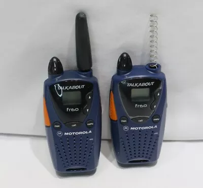 Motorola Talkabout FR60 2-Way Radio Walkie Talkies 1 Pair One Works. 1 Parts • $9.99