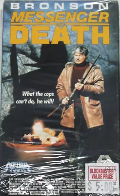 Messenger Of Death VHS Charles Bronson Movie Media Cannon Video Treasures Tape • $2.38