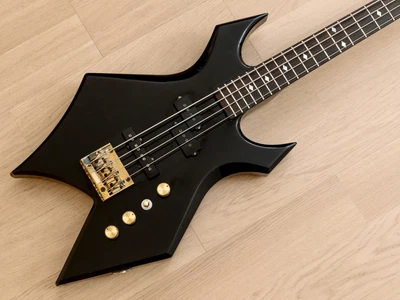 $1999.99 • Buy 1980s BC Rich Warlock Bass WB-9987 Set Neck Vintage PJ Bass Black, Japan