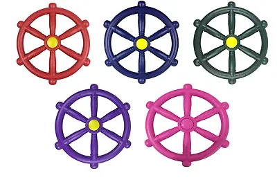 £11.75 • Buy Kids Pirate Wheel Steering Wheels For Climbing Frames Play House And Tree Houses