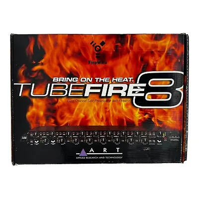 💥MINT ART Tubefire 8 CHANNEL TUBE MICROPHONE Preamplifier/ INTERFACE W/ MANUAL • $575