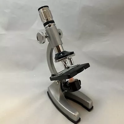 MICROSCOPE - Metal Base 100x - 900x Zoom Portable With Case Slides & Tools • $24