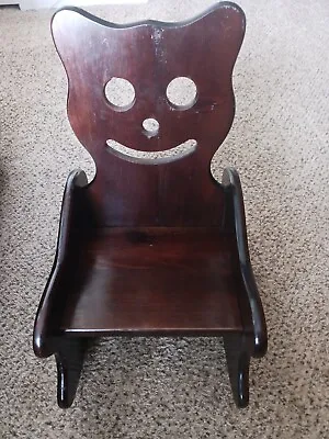 Vintage Kids Bear Rocking Chair (21  Tall) • $100