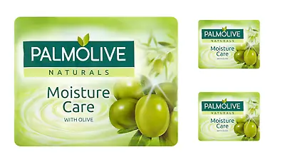 Palmolive Naturals Moisture Care With Olive Soap 3 Bar Pack Body Face Hands • £24.45