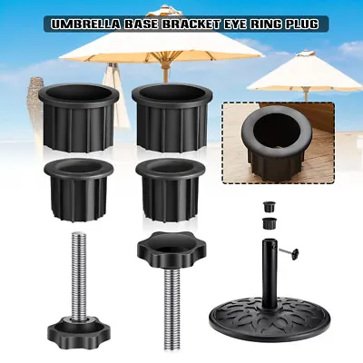 $16.99 • Buy 6Pcs Patio Umbrella Base Stand Hole Ring Plug Cover Base Replacement Parts AUS