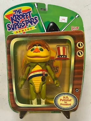 LIVING TOYZ The KROFFT SUPERSTARS SERIES H.R. HR  PUFNSTUF For President NEW MOC • $36.99