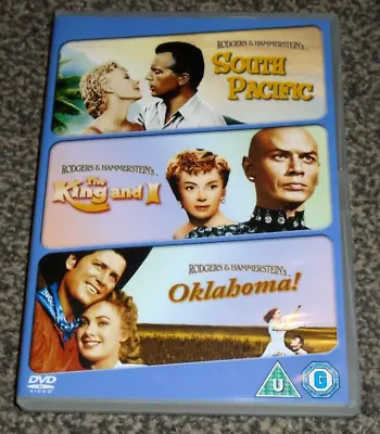 The KING And I SOUTH PACIFIC OKLAHOMA ! 3 DISC DVD SET - IN VGC (FREE UK P&P) • £4.95