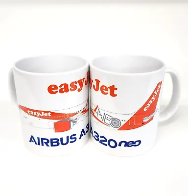 Gifts Airbus A320-251N Easyjet NEO Scheme G-UZHD Coffee Mug • £8.95