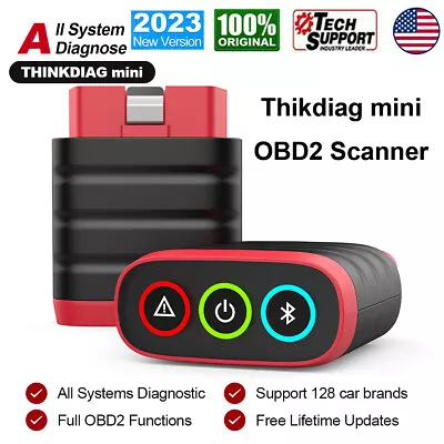 THINKCAR OBD2 Scanner Bluetooth All System Car Diagnostic Tool ABS SAS 2 VIN • $23.74