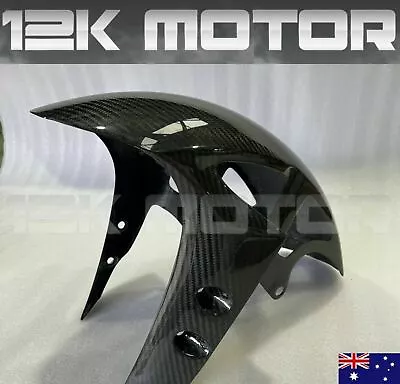 100% Carbon Fiber Front Fender Mud-Guard For Yamaha R1 2015-2020 R6 2017-2021 • $350