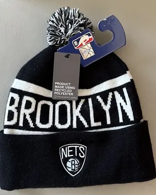 NBA Basketball Brooklyn Nets Hat Beanie NEW & TAGGED FREE POSTAGE • £8.99