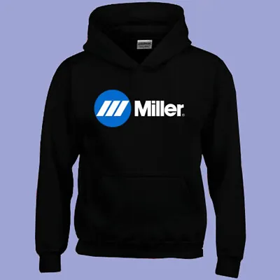 Miller Welding Equipment Men's Black Hoodie Sweatshirt Size S-3XL • $39.89