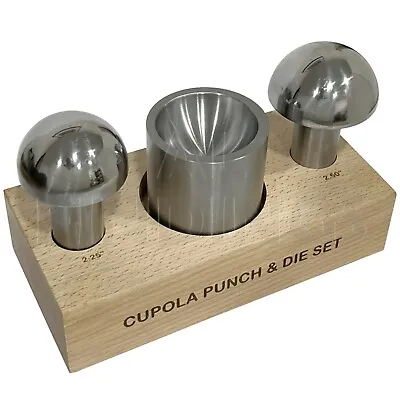 Cupola Set 3pcs 50-60mm Doming Dapping Shaping Block Watch Jewellery Craft Tool • £45.99