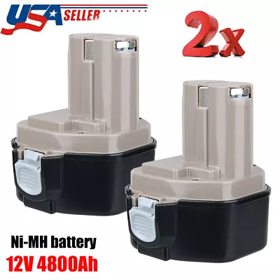 Ni-Mh Battery For Makita 12V Extended 4.8Ah Battery 1233 1234 1220 192698-8 USA • $25.89