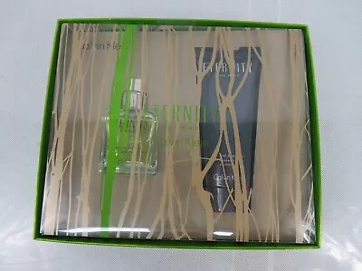 Calvin Klein Eternity For Men Eau De Toilette Gift Set W/ Body Wash New • £26