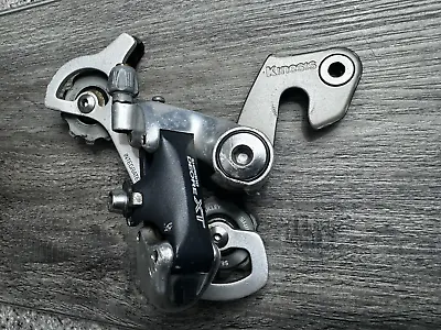 90's SHIMANO Deore XT Rear Derailleur RD-M739 INTEGRATED 8SIS Medium Cage • $38.95