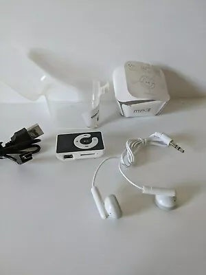 Lot Of 3ea MP3 Mini Player Bundle With Headphones Clip Charger Multimedia Player • $17.87