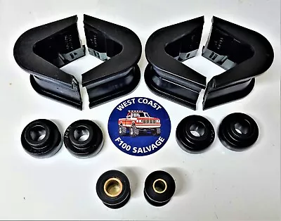 Ford F100 4x4 Front Suspension Differential Bush Kit Black  2 Deg 75-80 • $279.90