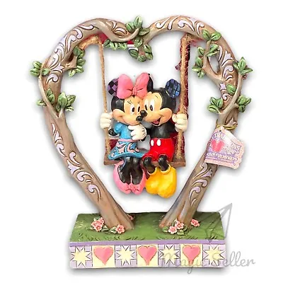 MICKEY & MINNIE MOUSE  Sweethearts In Swing  Figure Jim Shore Disney Traditions • $115.90