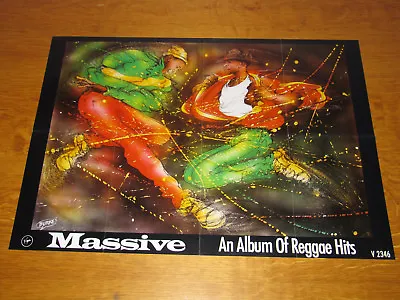 £10.99 • Buy Massive - An Album Of Reggae Hits - 1985 Uk Promo Poster (aswad Maxi Priest)