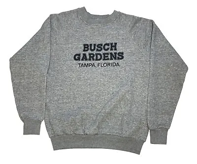 Vintage 80s Busch Gardens Crewneck Sweatshirt Size Small USA Made • $29.95