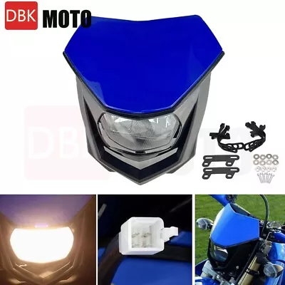 Dirt Bike Headlight For Yamaha YZ TTR WR 110 125 200 225 230 250 400 426 450 • $35.99