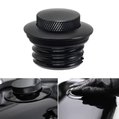 $11.98 • Buy Black Pop Up Fuel Gas Tank Cap Cover For Harley Road Glide Dyna Low Rider FXDL