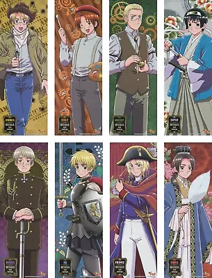 8 Pcs Shiny Poster Hetalia Axis Powers Italy Germany USA UK France Russia Anime • $88