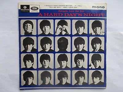 Vg Uk Parlophone Ep - The Beatles -  A Hard Day's Night   (extracts From Film) • £7.99