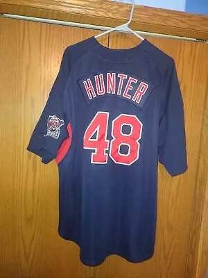 SWEET RARE VINTAGE Nike #48 Torii Hunter Minnesota Twins Jersey Men's XL SEWN⚾   • $44.48