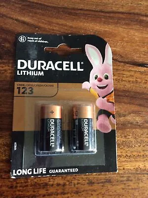 Duracell High Power Lithium 123 Battery 3V Pack Of 2 (CR123 / CR123A / CR17345) • £7.99