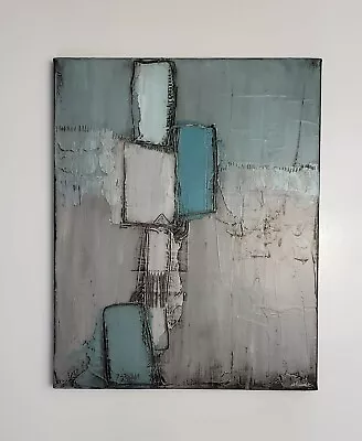 Original Abstract Painting Mixed Media Wall Art Artwork Home Decor Canvas 16X20 • $170