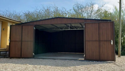 £6600 • Buy Metal Workshop 18x18ft Garden Shed, Garage For Motorhome, Bike, Garden Equipment