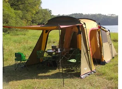 Six Man 6 Person Family Camping Tent Waterproof Tunnel Touring Car Road Trip Big • $949.84