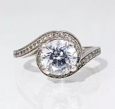 925 Silver Diamondust Ring Swarovski Zirconia • £21.99