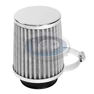 Chrome Tapered Pod Air Cleaner Filter 2  Neck 4-3/4  Tall Vw Bug Bus Ghia T3 • $16.55