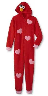 ELMO Pajamas Womens Size XL Plus 1X Union Suit Sesame Street Costume Adult NWT • $39.95