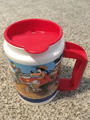 Vintage Walt Disney World Plastic Refillable Souvenir Whirley Travel Mug • $12