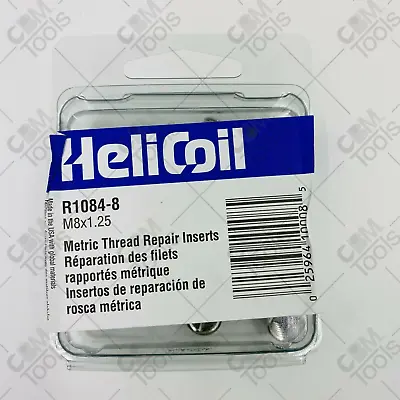 HeliCoil R1084-8 M8x1.25 Metric Thread Repair Inserts 12pk • $10.41